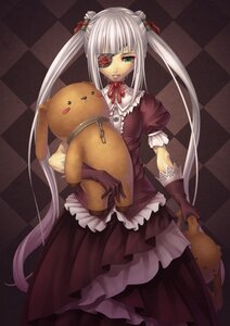 Rating: Safe Score: 0 Tags: 1girl argyle argyle_background argyle_legwear barasuishou black_rock_shooter_(character) board_game checkerboard_cookie checkered checkered_background checkered_floor checkered_kimono checkered_skirt chess_piece cookie diamond_(shape) dress eyepatch flag floor gloves gothic_lolita green_eyes image lolita_fashion long_hair mirror on_floor perspective plaid_background reflection rook_(chess) solo stitches stuffed_animal stuffed_bunny teddy_bear tile_floor tile_wall tiles twintails vanishing_point white_hair User: admin