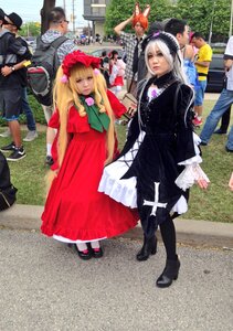 Rating: Safe Score: 0 Tags: 6+boys blonde_hair day dress hat long_hair multiple_boys multiple_cosplay multiple_girls outdoors photo tagme User: admin