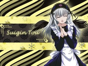 Rating: Safe Score: 0 Tags: 1girl :d black_dress black_ribbon black_wings blush closed_eyes dress frills hairband image juliet_sleeves long_hair long_sleeves open_mouth own_hands_together ribbon silver_hair smile solo suigintou wings User: admin