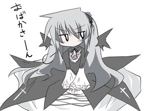 Rating: Safe Score: 0 Tags: 1girl black_dress black_wings chibi dress flower grey_hair hairband image long_hair long_sleeves rose solo suigintou very_long_hair wings User: admin