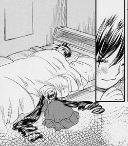 Rating: Safe Score: 0 Tags: blanket closed_eyes comic drill_hair fence futon greyscale image long_hair monochrome multiple_girls sakurada_jun sleeping smile solo suiseiseki tomoe_mami twin_drills twintails User: admin