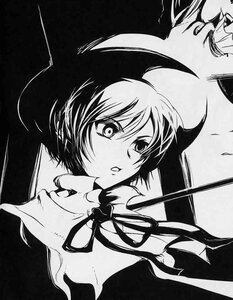 Rating: Safe Score: 0 Tags: 1girl bat_wings greyscale image looking_at_viewer monochrome ribbon short_hair solo souseiseki upper_body wings User: admin