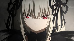 Rating: Safe Score: 3 Tags: 1girl auto_tagged bangs black_dress black_ribbon black_wings closed_mouth dress eyebrows_visible_through_hair hair_ribbon image long_hair looking_at_viewer red_eyes ribbon solo suigintou User: admin