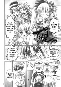 Rating: Safe Score: 0 Tags: 1boy comic doujinshi doujinshi_#8 dress english_text glasses greyscale hat heart image long_sleeves monochrome multiple multiple_girls shinku twintails wings User: admin