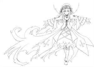 Rating: Safe Score: 0 Tags: 1girl auto_tagged bangs boots dress eyebrows_visible_through_hair frills full_body greyscale hairband image jingai_modoki long_hair long_sleeves monochrome photoshop_(medium) ribbon rozen_maiden solo standing striped suigintou very_long_hair white_background wide_sleeves User: admin