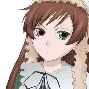 Rating: Safe Score: 0 Tags: 1girl bangs black_ribbon brown_hair closed_mouth dress frills green_eyes image long_hair maid maid_headdress neck_ribbon ribbon simple_background solo suiseiseki upper_body white_background User: admin