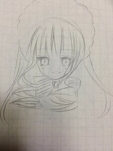 Rating: Safe Score: 0 Tags: 1girl akemi_homura floating_hair graphite_(medium) greyscale image kaname_madoka long_hair looking_at_viewer magical_girl monochrome rain shinku simple_background sketch solo tears traditional_media white_background User: admin