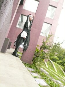 Rating: Safe Score: 0 Tags: 1girl black_footwear day japanese_clothes kimono long_hair looking_at_viewer outdoors solo standing User: admin