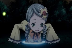 Rating: Safe Score: 0 Tags: 1girl dress drill_hair frills green_eyes hair_ornament image kanaria long_sleeves ribbon solo swept_bangs User: admin