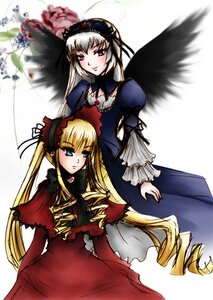 Rating: Safe Score: 0 Tags: 2girls black_wings blonde_hair blue_eyes dress drill_hair frills image long_hair long_sleeves looking_at_viewer multiple_girls pair red_dress shinku suigintou twintails very_long_hair wings User: admin