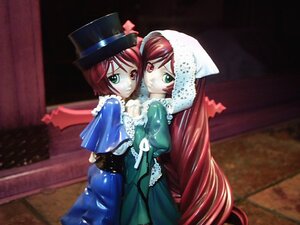 Rating: Safe Score: 0 Tags: 2girls brown_hair curtains doll dress green_dress green_eyes hat heterochromia holding_hands long_hair long_sleeves looking_at_viewer multiple_dolls multiple_girls red_eyes siblings sisters souseiseki suiseiseki tagme top_hat twins very_long_hair User: admin