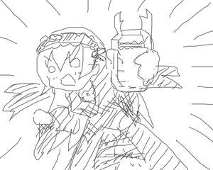 Rating: Safe Score: 0 Tags: 1girl :d emphasis_lines feathered_wings feathers greyscale hairband image lolita_hairband long_sleeves monochrome open_mouth sketch solo suigintou white_background wings User: admin
