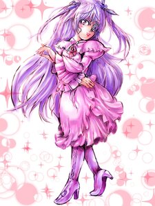 Rating: Safe Score: 0 Tags: +_+ 1girl barasuishou boots dress full_body glint hair_ornament high_heels image knee_boots long_hair pantyhose purple_eyes purple_hair ribbon solo sparkle sparkle_background two_side_up very_long_hair User: admin