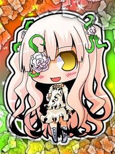 Rating: Safe Score: 0 Tags: 1girl :d blush chibi dress flower image kirakishou long_hair open_mouth pink_hair rose smile solo standing thighhighs traditional_media very_long_hair vines yellow_eyes User: admin