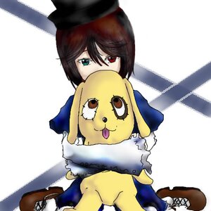 Rating: Safe Score: 0 Tags: blue_eyes brown_hair gen_1_pokemon hat heterochromia hug image nishizumi_maho pokemon_(creature) red_eyes shoes short_hair solo souseiseki striped User: admin