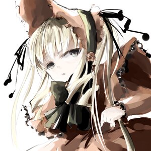 Rating: Safe Score: 0 Tags: 1girl bad_id bad_pixiv_id blonde_hair blue_eyes bonnet bow bowtie capelet dress green_bow green_neckwear hat image long_hair long_sleeves looking_at_viewer maromi_(am97) red_dress ribbon rozen_maiden shinku simple_background solo upper_body white_background User: admin
