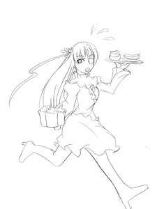 Rating: Safe Score: 0 Tags: 1girl barasuishou boots flying_sweatdrops greyscale hair_ribbon image long_hair long_sleeves monochrome open_mouth ribbon skirt solo striped vertical_stripes very_long_hair User: admin