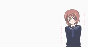 Rating: Safe Score: 0 Tags: 1girl blush brown_hair green_eyes heterochromia image long_sleeves looking_at_viewer red_eyes school_uniform serafuku short_hair simple_background skirt solo souseiseki User: admin