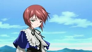 Rating: Safe Score: 0 Tags: 1girl bangs black_ribbon blue_sky capelet cloud day dress frills green_eyes image long_sleeves looking_at_viewer neck_ribbon outdoors ribbon short_hair sky solo souseiseki upper_body User: admin