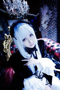 Rating: Safe Score: 0 Tags: 1girl 3d closed_mouth frills gothic_lolita hairband lolita_fashion long_hair long_sleeves looking_at_viewer purple_eyes silver_hair smile solo suigintou wings User: admin