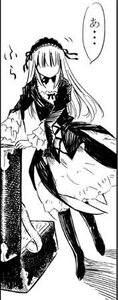 Rating: Safe Score: 0 Tags: ... 1girl dress frills greyscale hairband image long_hair long_sleeves monochrome solo spoken_ellipsis standing suigintou wings User: admin