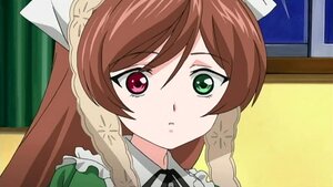 Rating: Safe Score: 0 Tags: 1girl braid brown_hair curtains dress frills green_eyes hat head_scarf heterochromia image long_hair looking_at_viewer red_eyes solo suiseiseki window User: admin