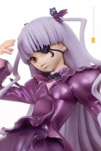 Rating: Safe Score: 0 Tags: 1girl bangs barasuishou blunt_bangs blurry depth_of_field doll dress eyepatch gothic_lolita juliet_sleeves lolita_fashion long_hair long_sleeves puffy_sleeves silver_hair solo striped User: admin