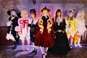 Rating: Safe Score: 0 Tags: 6+girls blonde_hair blue_eyes boots bow brown_hair dress hair_ornament hat long_hair looking_at_viewer multiple_cosplay multiple_girls short_hair silver_hair standing tagme twintails User: admin
