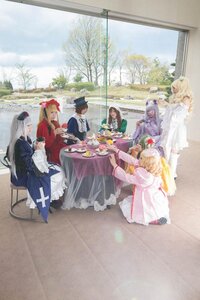 Rating: Safe Score: 0 Tags: 6+girls 91076 blonde_hair bouquet brown_hair closed_eyes dress flower gloves hair_ornament hat long_hair multiple_cosplay multiple_girls short_hair silver_hair tagme tree wedding_dress User: admin