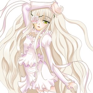 Rating: Safe Score: 0 Tags: 1girl blonde_hair blush commentary_request dress eyepatch flower frills image ishikkoro kirakishou long_hair long_sleeves photoshop_(medium) pink_rose rose rozen_maiden simple_background solo very_long_hair white_dress white_hair yellow_eyes User: admin