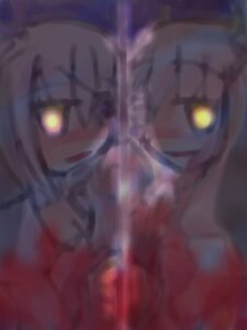 Rating: Safe Score: 0 Tags: 2girls barasuishou evil_smile glowing_eyes image kirakishou looking_at_viewer multiple_girls pair smile yellow_eyes User: admin