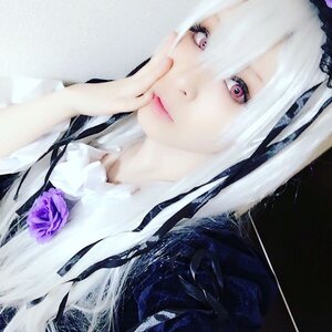 Rating: Safe Score: 0 Tags: 1girl bangs closed_mouth collared_shirt lips looking_at_viewer purple_eyes red_lips rose shirt solo suigintou white_shirt User: admin