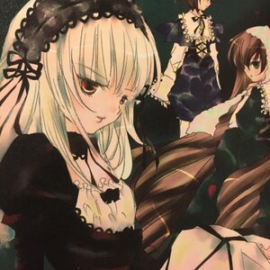 Rating: Safe Score: 0 Tags: 3girls brown_hair dress frills green_eyes hairband image long_hair long_sleeves looking_at_viewer multiple multiple_girls ribbon suigintou suiseiseki tagme wings User: admin