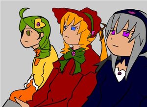 Rating: Safe Score: 0 Tags: 3girls ahoge blonde_hair bow dress green_eyes green_hair grey_hair hairband image kanaria long_hair long_sleeves multiple multiple_girls purple_eyes red_dress shinku silver_hair simple_background suigintou tagme User: admin