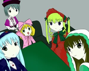 Rating: Safe Score: 0 Tags: blonde_hair blue_eyes bonnet bow dress drill_hair green_eyes green_hair hat hina_ichigo image long_sleeves looking_at_viewer multiple multiple_girls parody pink_bow shinku simple_background suigintou suiseiseki tagme User: admin