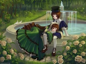 Rating: Safe Score: 0 Tags: 2girls black_rose brown_eyes brown_hair dress flower garden green_dress green_flower hat image multiple_girls pair pantyhose pink_flower pink_rose purple_rose red_rose rose short_hair siblings sisters souseiseki suiseiseki top_hat twins white_flower white_rose yellow_flower yellow_rose User: admin