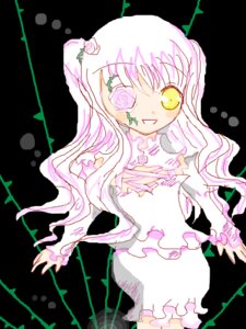 Rating: Safe Score: 0 Tags: 1girl dress flower image kirakishou long_hair long_sleeves pink_rose rose solo transparent_background vines yellow_eyes User: admin