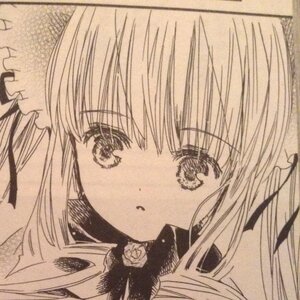 Rating: Safe Score: 0 Tags: 1girl bangs close-up eyebrows_visible_through_hair flower frills hair_ribbon image long_hair looking_at_viewer maid_headdress monochrome parted_lips portrait ribbon rose sepia shinku simple_background solo white_rose User: admin