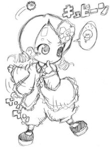 Rating: Safe Score: 0 Tags: 1girl dress drill_hair full_body greyscale hina_ichigo image kanaria long_hair long_sleeves monochrome ringlets solo standing twin_drills User: admin