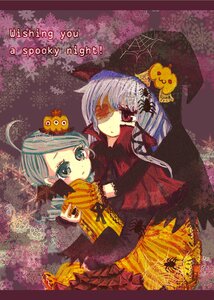Rating: Safe Score: 0 Tags: 2girls ahoge halloween happy_halloween image jack-o'-lantern kanaria multiple_girls pair pumpkin pumpkin_hair_ornament red_eyes suigintou User: admin