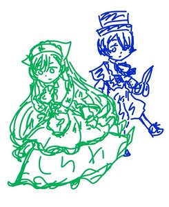 Rating: Safe Score: 0 Tags: 2girls auto_tagged dress image jewelry long_hair monochrome multiple_girls pair short_hair souseiseki suiseiseki white_background User: admin