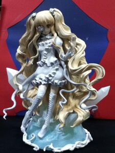 Rating: Safe Score: 0 Tags: 1girl black_eyes blonde_hair doll dress frills full_body kirakishou long_hair long_sleeves sitting solo very_long_hair wavy_hair User: admin
