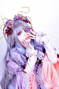 Rating: Safe Score: 0 Tags: 1girl barasuishou dress eyepatch flower frills hair_flower hair_ornament long_hair solo yellow_eyes User: admin