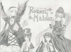 Rating: Safe Score: 0 Tags: 4girls black_wings dress hat image long_hair long_sleeves looking_at_viewer monochrome multiple multiple_girls shinku suigintou suiseiseki tagme very_long_hair wings User: admin