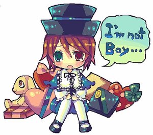 Rating: Safe Score: 0 Tags: 1girl brown_hair dress hat heterochromia image open_mouth pokemon_(creature) red_eyes short_hair sitting solo souseiseki speech_bubble tears User: admin