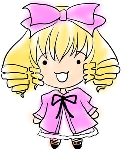 Rating: Safe Score: 0 Tags: 1girl blonde_hair blush chibi eyebrows_visible_through_hair full_body hair_ribbon hinaichigo image open_mouth pink_bow pink_dress pink_ribbon ribbon short_hair simple_background smile solo white_background User: admin
