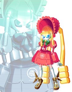 Rating: Safe Score: 0 Tags: 1girl blonde_hair blue_eyes dress full_body image red_dress reflection shinku solo standing white_legwear zoom_layer User: admin