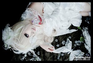Rating: Safe Score: 0 Tags: 1girl auto_tagged blonde_hair blue_eyes bug butterfly dress flower hair_over_one_eye insect kirakishou letterboxed lips solo white_dress User: admin