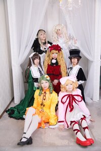 Rating: Safe Score: 0 Tags: blonde_hair brown_hair closed_eyes curtains dress hair_ornament hat long_hair mary_janes multiple_boys multiple_cosplay multiple_girls pantyhose ribbon shoes short_hair sitting tagme white_legwear User: admin