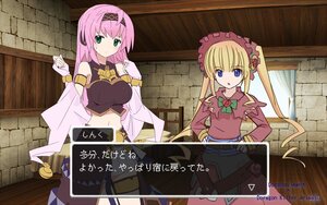 Rating: Safe Score: 0 Tags: 2girls belt black_skirt blonde_hair blue_eyes bow breasts capelet crop_top fake_screenshot gloves green_eyes hairband hand_on_hip image long_hair looking_at_viewer midriff multiple_girls navel pink_hair pink_shirt shinku shirt skirt solo twintails white_gloves User: admin